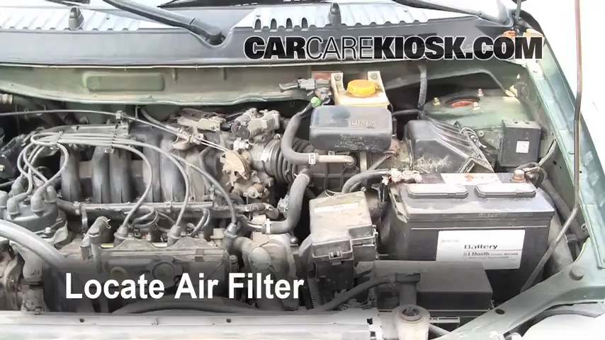 1999 Nissan Quest GXE 3.3L V6 Air Filter (Engine)